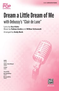 Dream a Little Dream of Me SATB choral sheet music cover Thumbnail